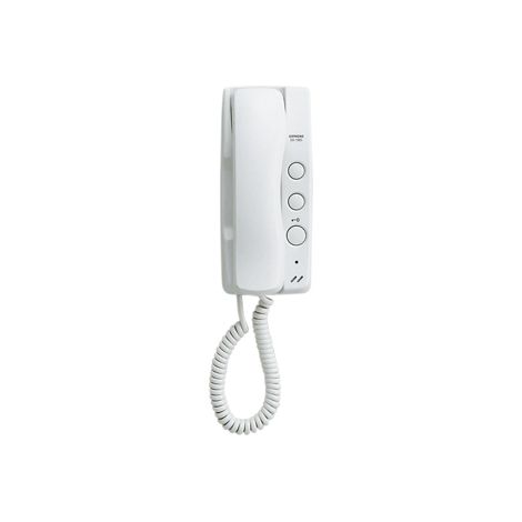 Aiphone – Combiné audio 2 fils avec 2ème bouton de commande – Poste mural en ABS blanc – Connexion RJ11 – Réglage de sonnerie et coupure (1/5)