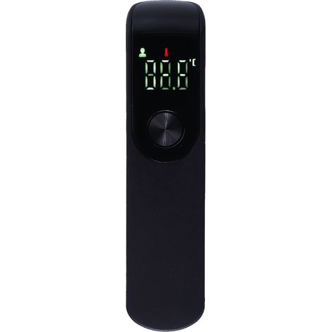 Thermomètre frontal infrarouge sans contact affichage LED précis mesure instantanée 1s noir (1/5)