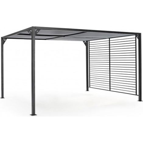 Gazebo bioclimatique Noah anthracite 300x360 cm (1/4)
