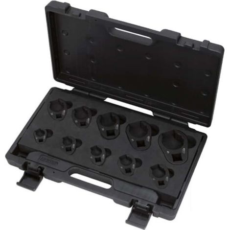 KS Tools Set Chiavi a Bussola 10 pezzi 19-46 mm brunito