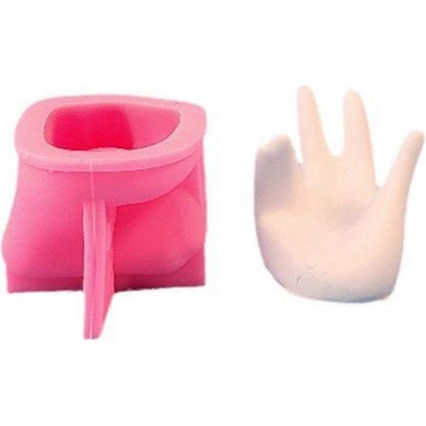 Moules en silicone façonnés à la main pour présentoirs à bagues et décorations de Noël (1/4)