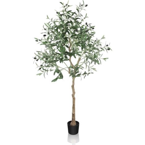 Kunstpflanze Olivenbaum Balon Schlafzimmer Büro Hochzeit Typ-1 150 cm (1/5)