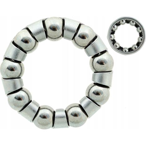 Cage/anneau à billes 1/4" x 9 pour boîtier de pédalier 29 mm (1/3)