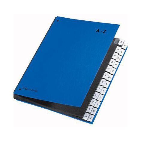 PAGNA Pultordner 24249-02 DIN A4 A-Z 24Fächer Polypropylen bl (1/4)