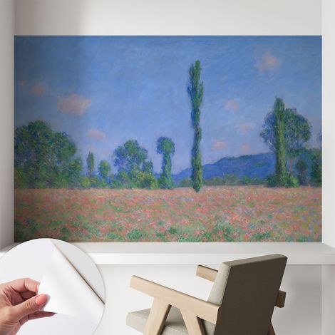 Papier peint autocollant décoratif à motifs pour salon chambre et bureau Tapete adhésif pour décoration Charme de la nature 104x70 cm (1/5)