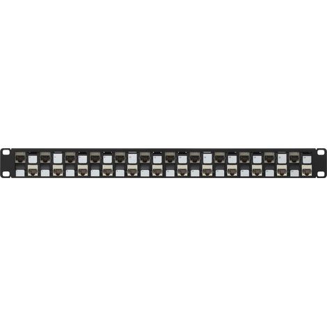 Trywise 24 ports Boîtier de brassage 483 mm (19") non équipé non équipé Q854502 (1/4)