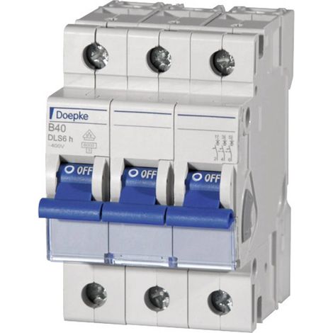 Doepke 09914113 DLS6H B16A 3polig 6KA Interruttore magnetotermico 3 poli 16 A 230 V, 400 V (1/5)