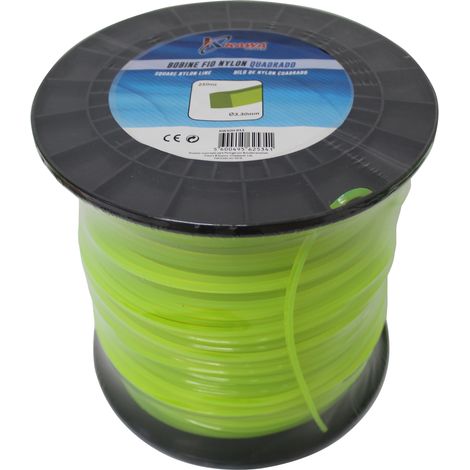 Kawapower Hilo de nylon cuadrado 3,3 mm 210 m (1/2)