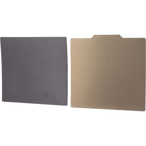 Plateau de construction pour imprimante 3D 220 x 240 mm, double face, en caoutchouc magnétique PEI et acier à ressort, compatible avec ANYCUBIC I3 MEGA (1/5)