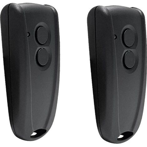 Télécommande de porte de garage 433 MHz 2 pièces, compatible avec la télécommande de porte de volet roulant sans fil à 2 boutons RSE2 RSC2 (1/4)