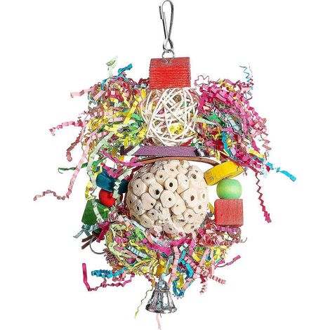 Blocs de bois d'écorce naturelle pour perroquet, jouet à mâcher pour oiseaux, soulage l'anxiété, résistant aux morsures, accessoire pour oiseaux 2025 (1/5)