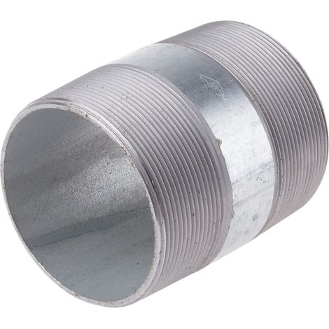 Mamelon BSPT 3" mâle x BSPT 3" mâle, Galvanisé ( Prix pour 1 )