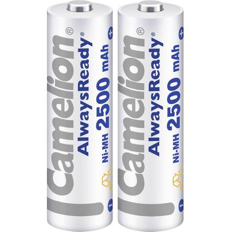 Pile rechargeable LR6 (AA) NiMH Camelion AlwaysReady 2500 mAh 1.2 V 2 pc(s) (1/3)