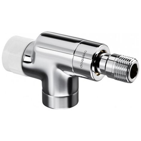 Vanne thermostatique OV, série E Axial, DN 15, 1/2Z, PN 10, blanc