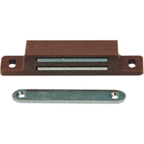 CHIUSURA MAGNETICA GIGANTE 87X18 MM MARRONE Q.TA 25