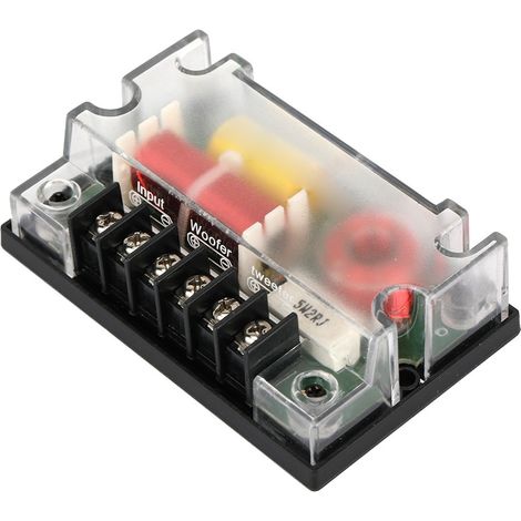 Filtre audio voiture 2 voies, diviseur de fréquence haut-parleur, accessoire auto (1/5)