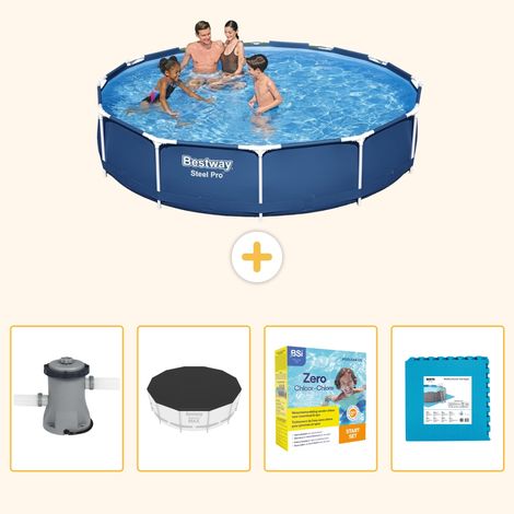 Bestway Bestway Steel Pro Ronde - 366x76 cm - 5-pièces S276 (1/5)