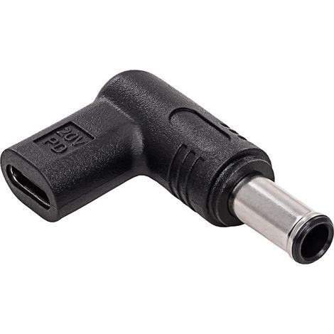 USB-C-/6,5x4,4-mm-Adapter für Laptops AK-ND-C14 Power Delivery Adapter 100W (1/3)