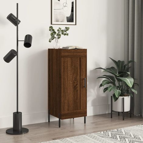 Sideboard Brown Oak 34.5x34x90 cm Engineered Wood vidaXL (1/5)