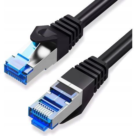 Cavo di rete LAN S/FTP CAT.6a, cavo Ethernet per esterni, RJ45 CAT 6a, 25 m (1/5)