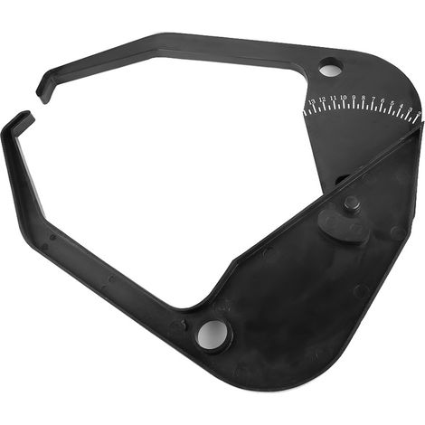 Jauge de jante pour équilibreuse de roue, outil de mesure de largeur de jante et pneu (1/5)