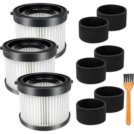 HEPA-Filter 49-90-0160 für Milwaukee M18 0882-20 Kompaktstaubsauger, mit Schaumstoff-Schutzhüllenfiltern, ersetzt Teil 49-90-0160 (1/5)