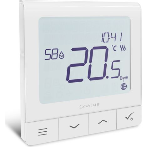 Termostato Salus Quantum SQ610 Bianco Programmabile Zigbee