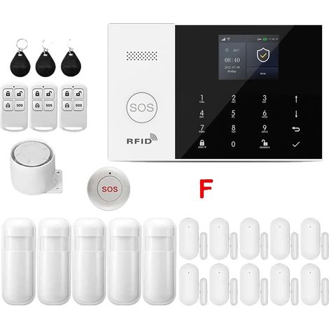 Sistema de alarma, conectividad inalámbrica, compatibilidad con hogares inteligentes, F-2G-UE (1/2)