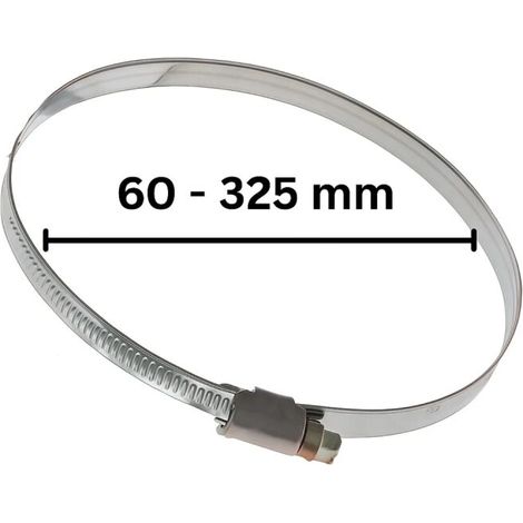 Schlauchschelle 60 bis 325 mm Rohrschelle Abluftschlauch Lüftung Befestigung (1/5)