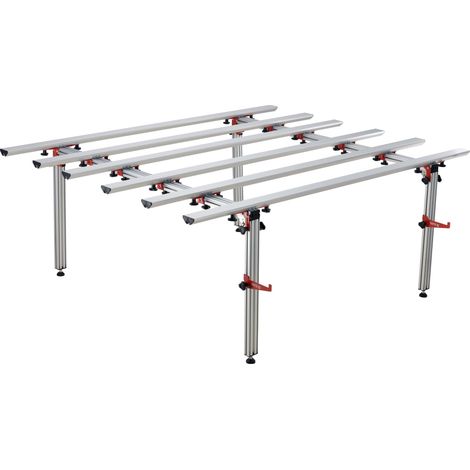 Fliesentisch Aluminium-Arbeitstisch 140 x 180 cm für Fliesenleger