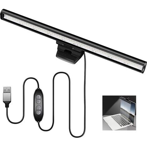 Laptop Monitor Lamp Bar, LED Screen Lamp, No Glare or Flicker, USB Powered, Space Saving, Use at Home/Office/Cafe (1/5)