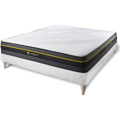 Matratze ACTIVE 140x200cm + Bettgestell mit lattenrost , Härtegrad 4 , Memory-Schaum , Höhe : 24 cm (1/5)
