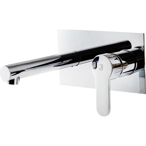 galindo grifo lavabo mural zip plus 2.0 blanco 2155611 (1/2)