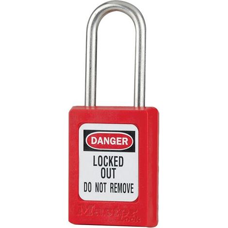 Master Lock S31KARED-KEY 12F001 Lockout Padlock Keyed Alike 35mm Body & 4.76mm Stainless Steel Shackle MLKS31KARED (1/3)