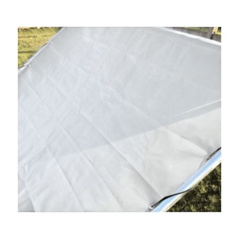 Bâche Premium Taille Xxl Pour Parc 4x4m, 6x4m Et 8x4m Blanche (1/3)