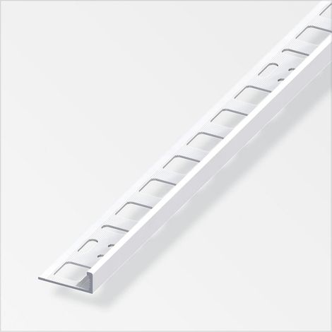 Fliesen-Standard-Profil 8mm Alu brilliantweiß 2,5m