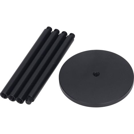Support de Lampe de Camping Démontable en 4 Parties, Base en Alliage Léger pour Randonnée et Pique-nique (1/5)