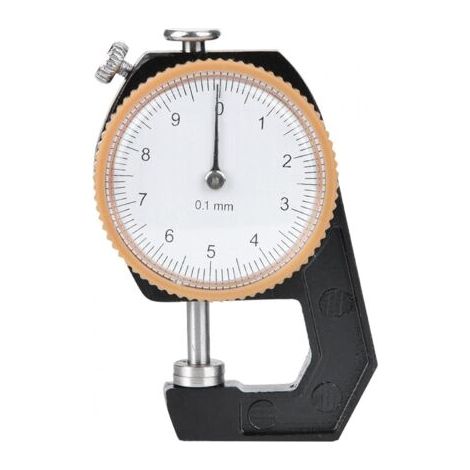 Digital Vernier Caliper Thickness Gauge 010mm Flat Head Thickness Tester Dial Thickness Gauge 0.1mm, Mechanical Micrometer - Gauge Depth Gauge Diameter Gauge (1/5)