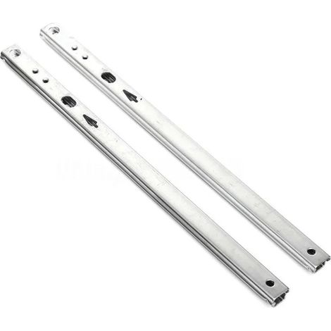 Glissières à billes en acier de 17 mm large pour tiroirs - Extension (1/5)