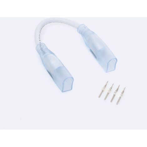 Connettore Doppio con Cavo Striscia LED Neon Regolabile 220V SFLEX8 Monocolore