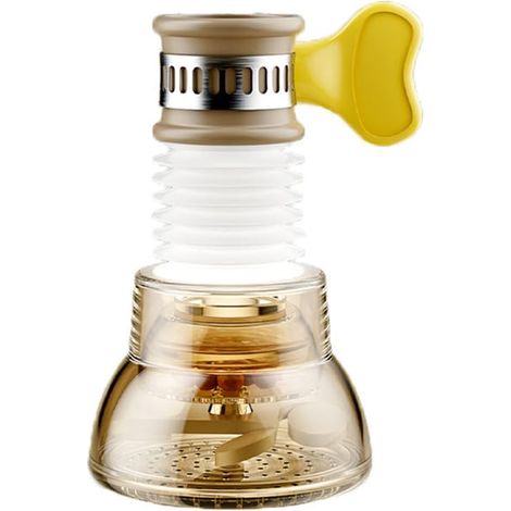 Accessoire de robinet rotatif avec filtre Pommeau de douche avec filtre en pierre médicale Purificateur d'eau anti-éclaboussures 8 x 4,5 cm (1/5)