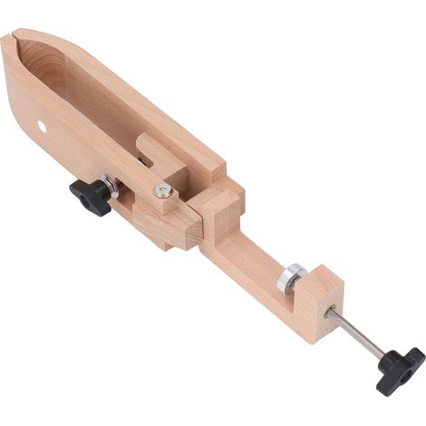 Morsetto da cucito manuale con chiave esagonale, scrivania in legno di faggio, macchina da cucire rotativa per lavori in pelle, fai da te. (1/5)