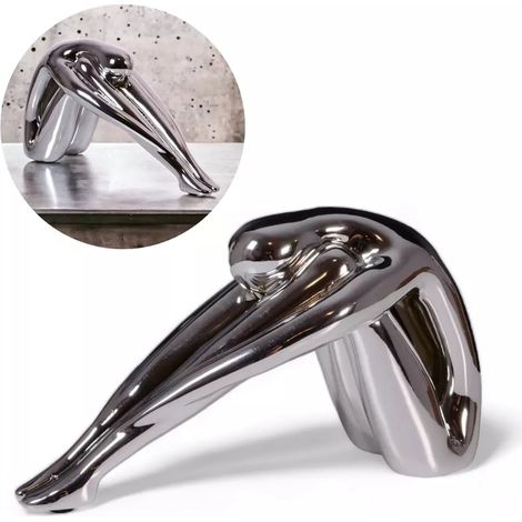 Figura decorativa plateada Glamour Gloss - longitud 31 cm (1/5)
