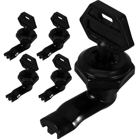 KOMBIUDA Lot de 5 verrous à loquet pour armoires électriques (1/5)