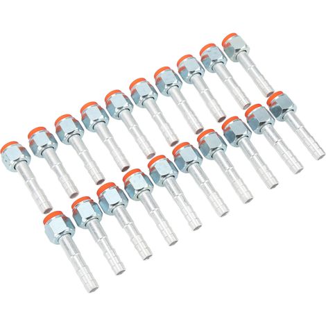 20 Stück Schlauchverbinder für Klimaanlagenleitungen, hochfestes Aluminium, universell gerade 1/2 Zoll für Pkw und Lkw (1/5)