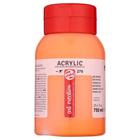 Peinture Acrylique - ROYAL TALENS - ArtCreation - Orange Azo - 750 ml - Satiné