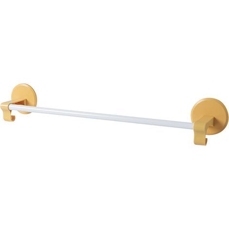 Towel Rack - Wall Mount No-Drill Adhesive Towel Holder for Kitchen Bathroom Laundry - ABS Material - 46.5 x 7.5 cm - 1 Piece (1/2)