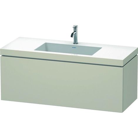 Duravit L-Cube c-bonded Set wandhängend, 1 Auszug, ohne Überlauf, (1/5)