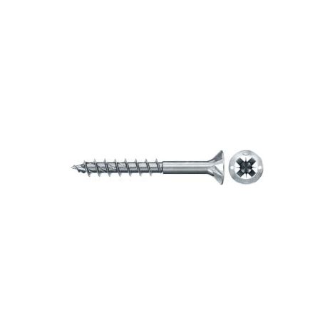 fischer Spanplattenschraube PowerFast FPF II CZP 3,5 x 40 BC 25 Senkkopf Kreuzschlitz PZ Teilgew. - 577909 (1/3)