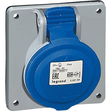 SOCLE TABLEAU 16A 4P+T 230V IP44 LEGRAND 555186